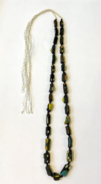 Ancient Black Roman glass beads