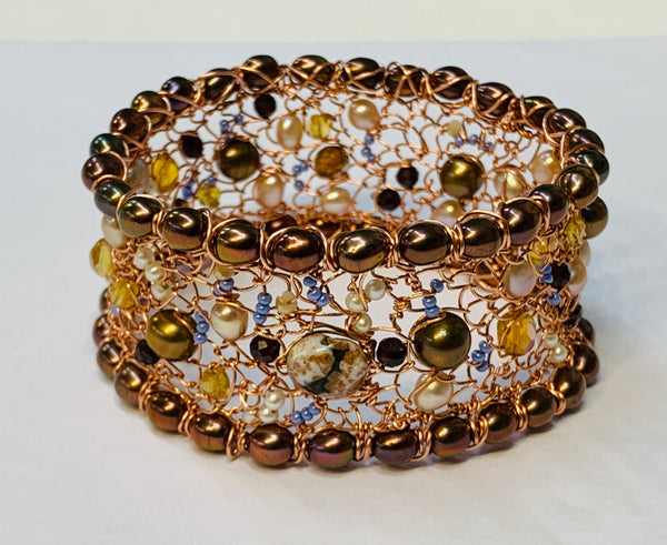 Woven Wire Bangle