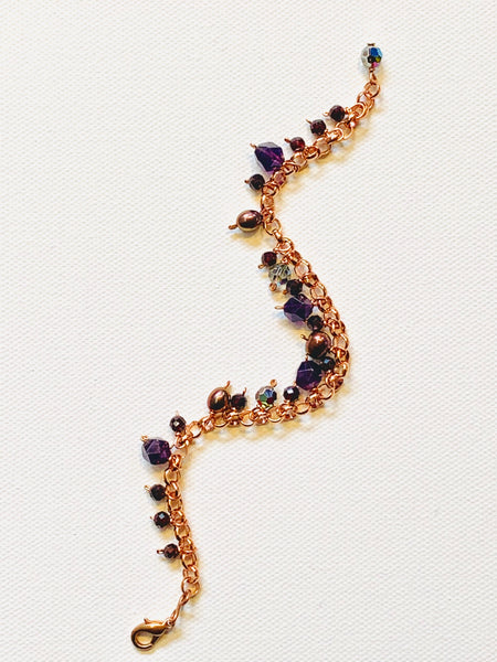 Victorian elegance dangle bracelet