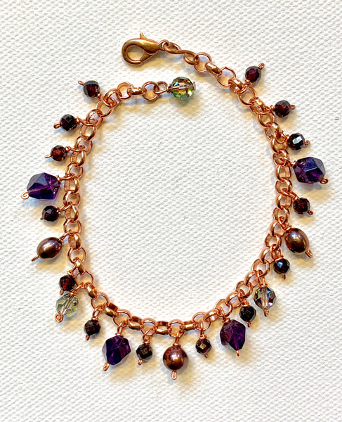 Victorian elegance dangle bracelet