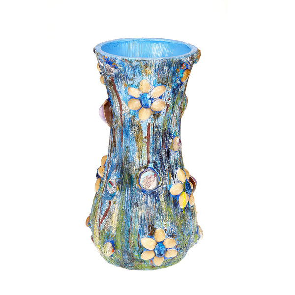 Pistachio Crackle Vase
