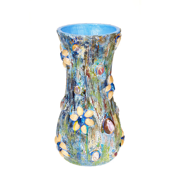 Pistachio Crackle Vase