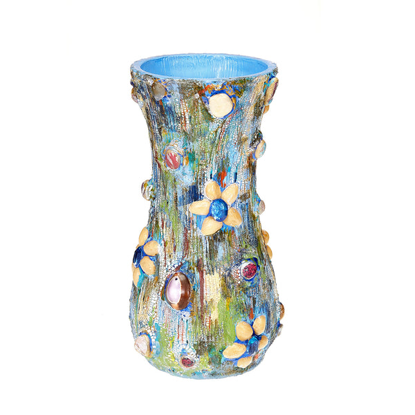 Pistachio Crackle Vase